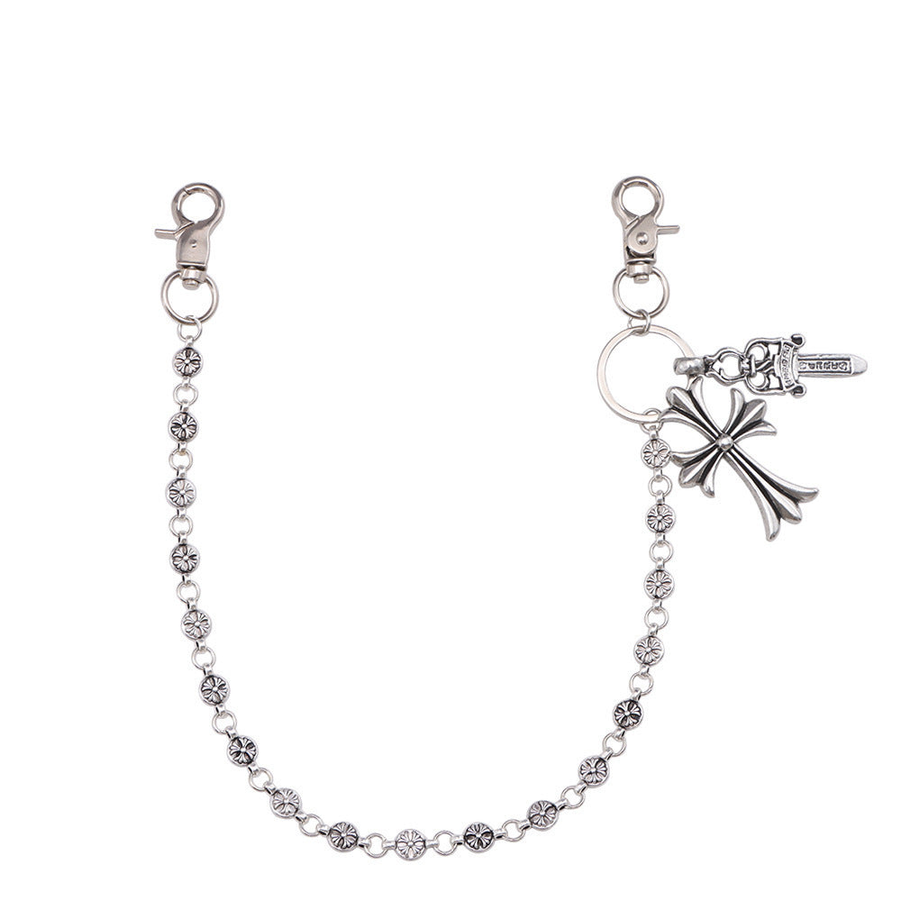 Punk Metal Waist Chain for Hip Hop Fashion