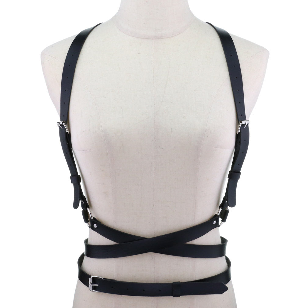 Punk PU Adjustable Corset Belt