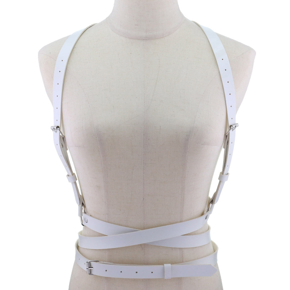 Punk PU Adjustable Corset Belt