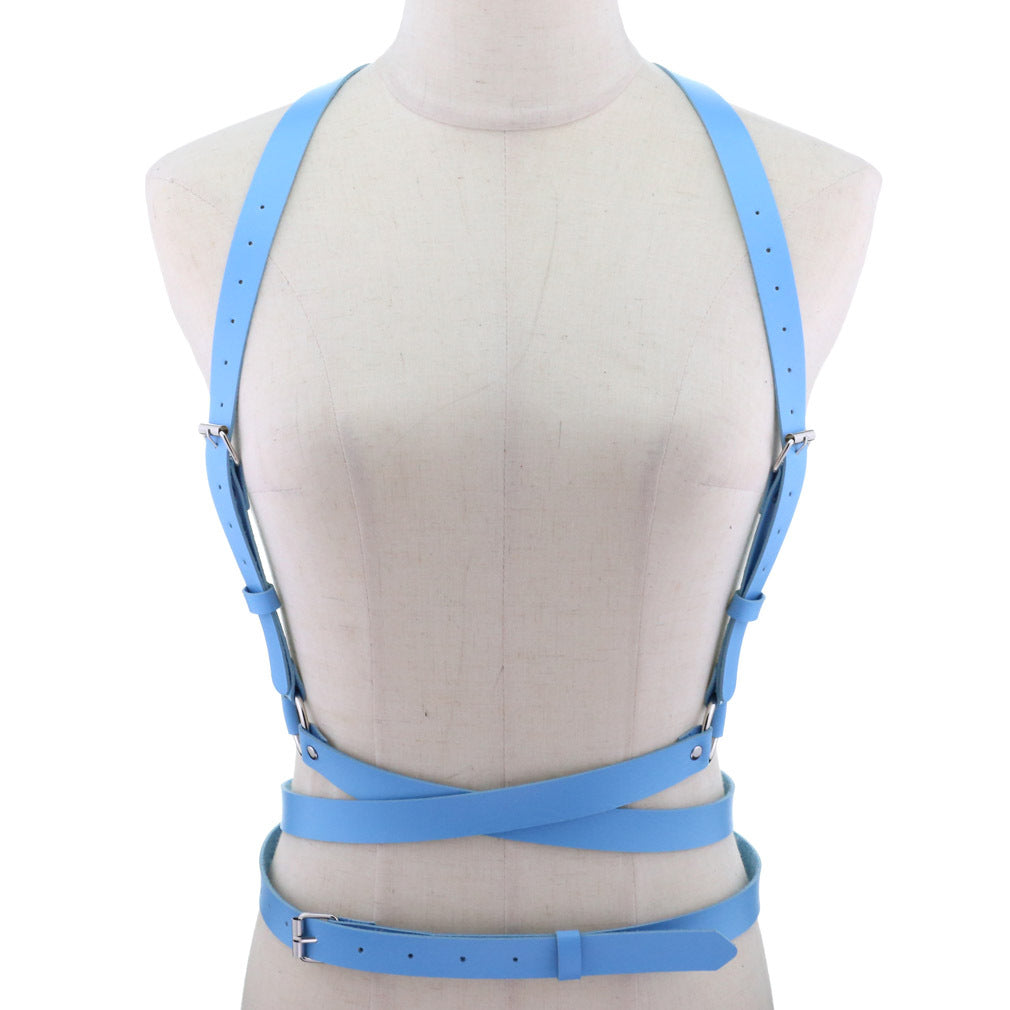 Punk PU Adjustable Corset Belt