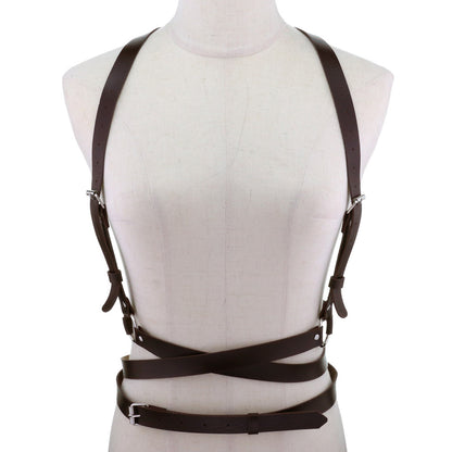 Punk PU Adjustable Corset Belt