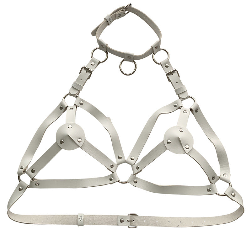 Punk PU Leather Body Chain