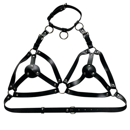 Punk PU Leather Body Chain