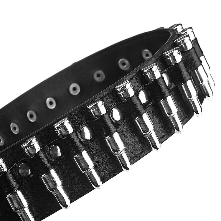 Punk Rivet Belt with Alloy Buckle