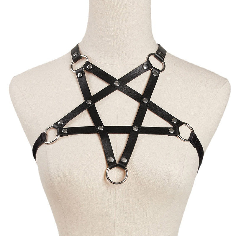 Punk Star Leather Strap
