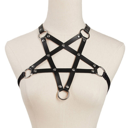 Punk Star Leather Strap
