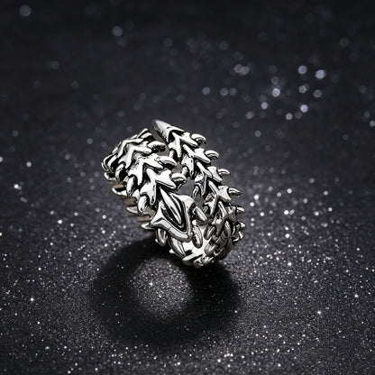 Punk Style Adjustable Skeleton Ring