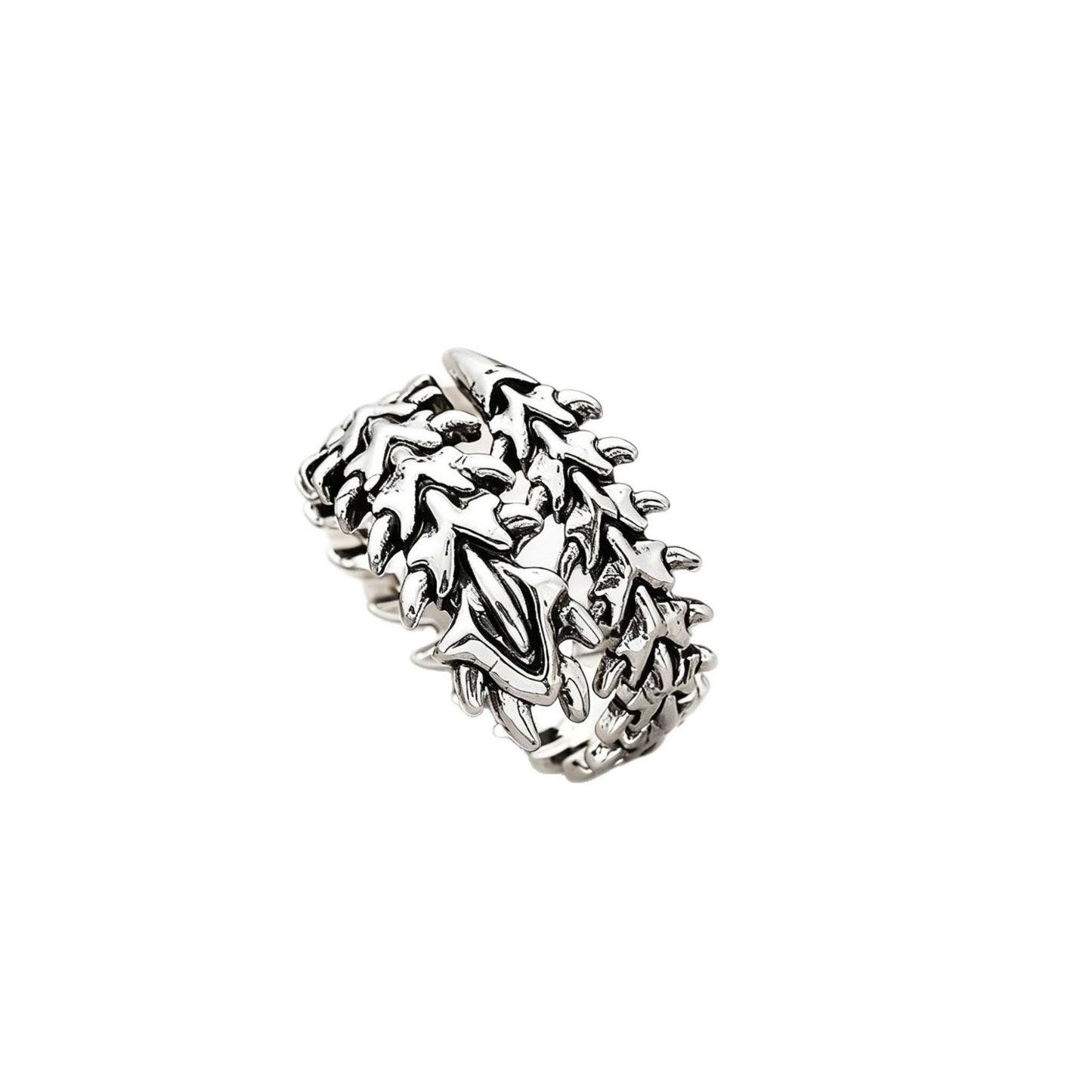 Punk Style Adjustable Skeleton Ring