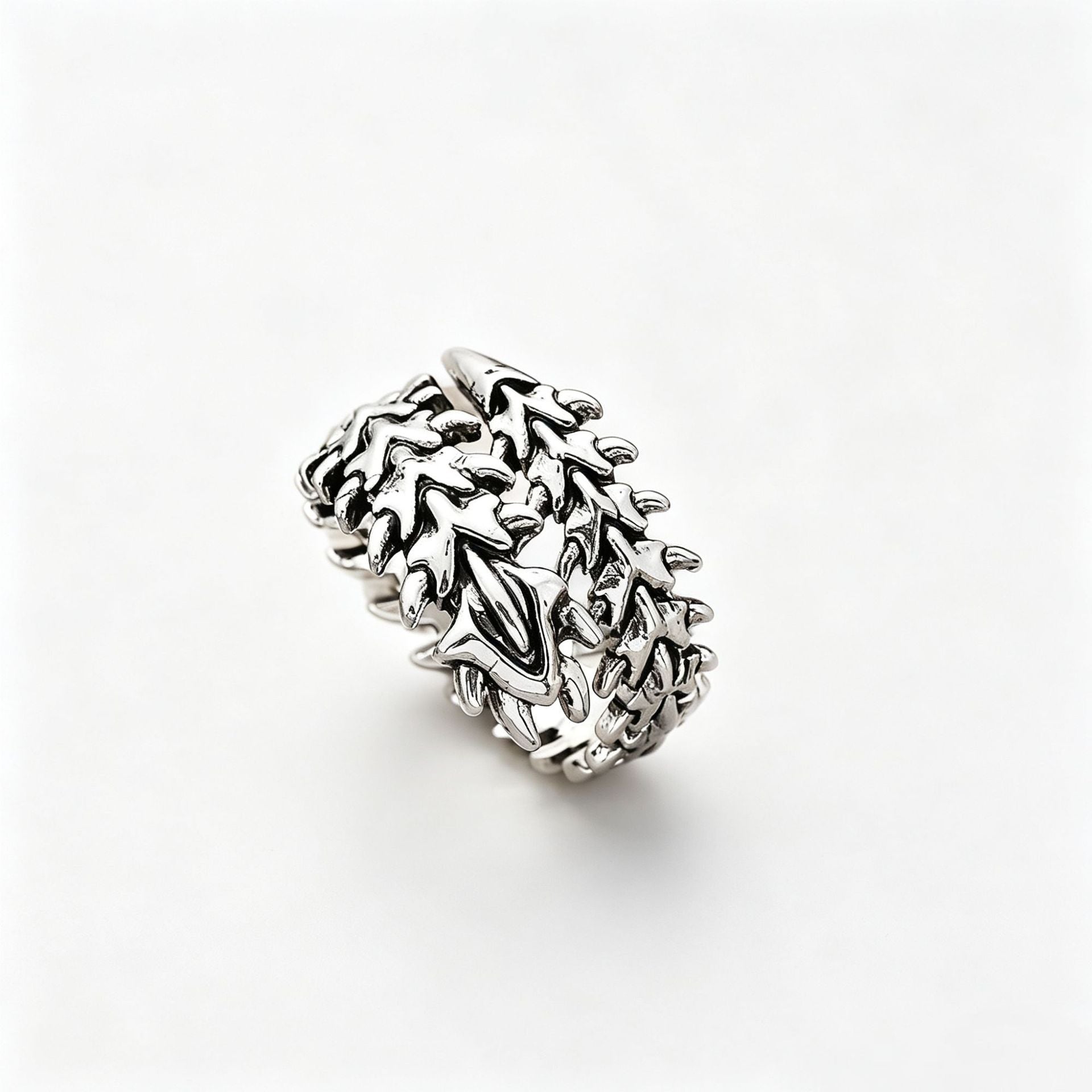 Punk Style Adjustable Skeleton Ring