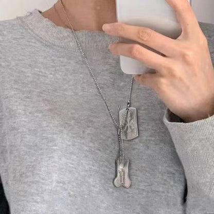 Punk-style necklace