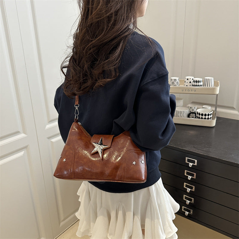 Punk Style Underarm Shoulder Bag for Women