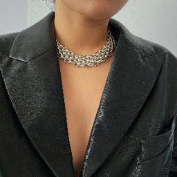Punk thick chain collar chain