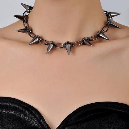 Punk Wolf Tooth Layered Necklace