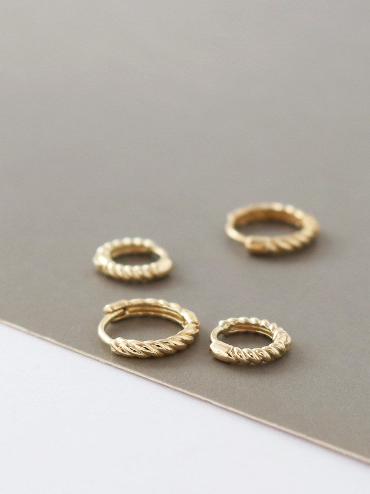 Pure 10K Gold Earrings