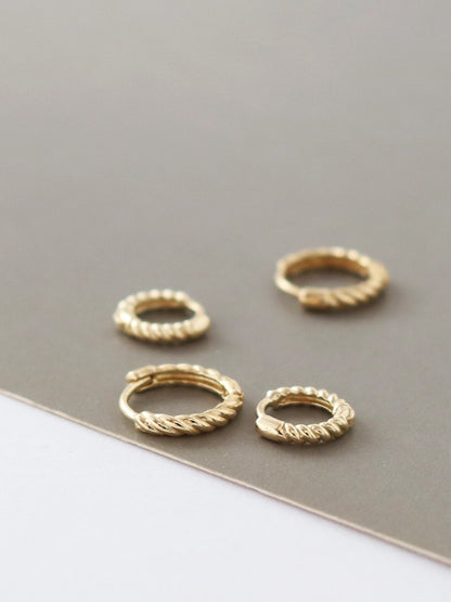 Pure 10K Gold Earrings
