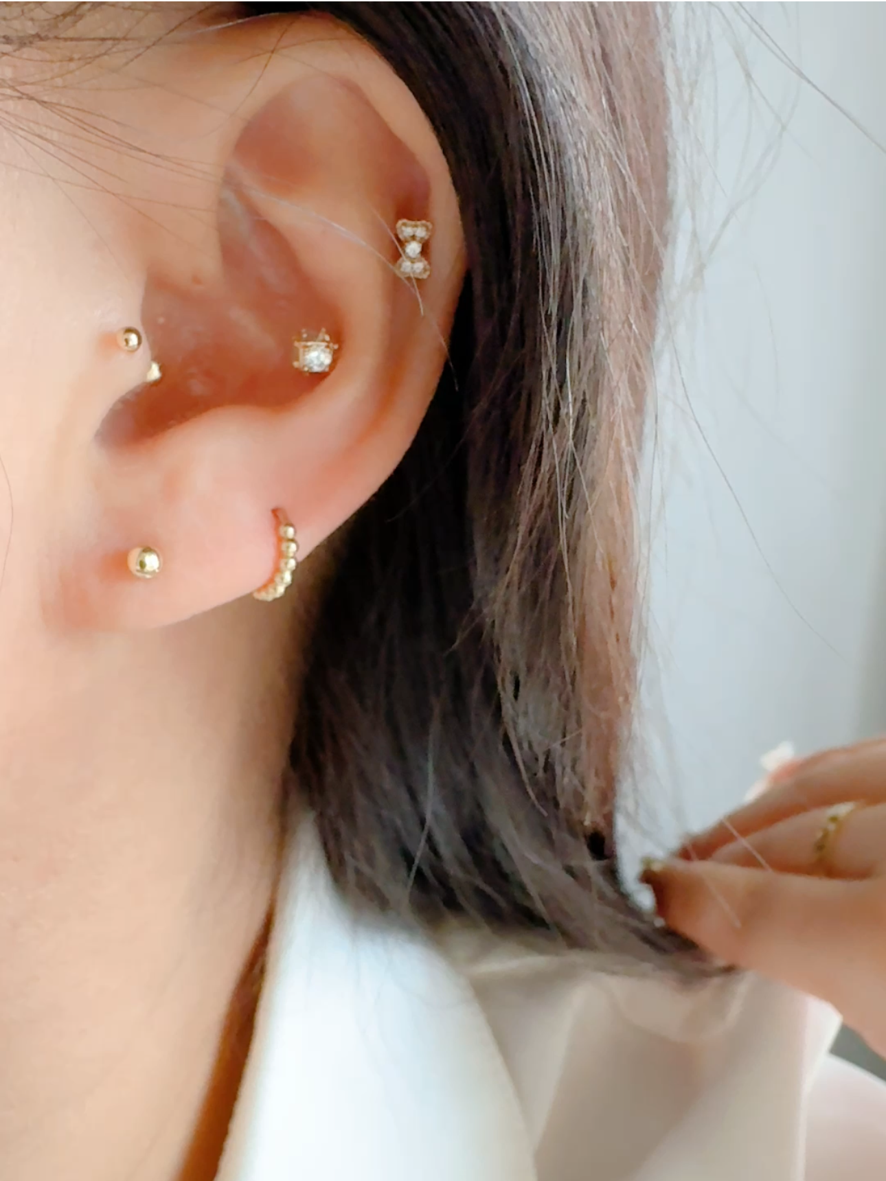 Pure 10K Gold Earrings