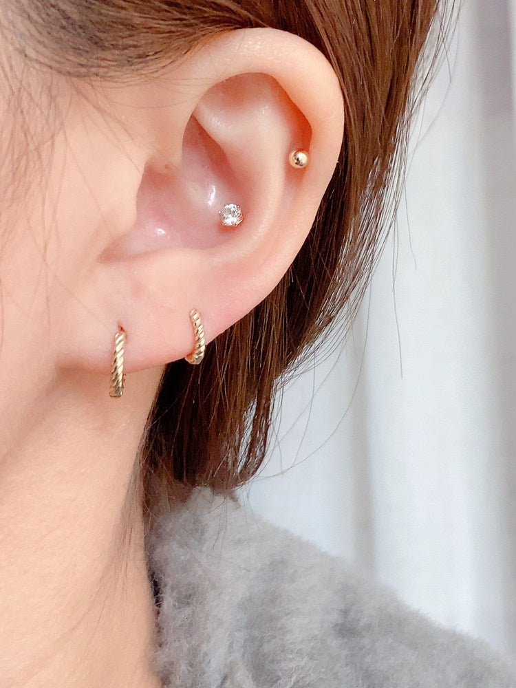 Pure 10K Gold Earrings