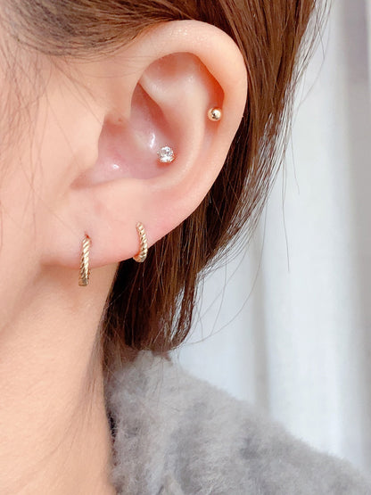Pure 10K Gold Earrings