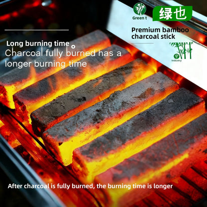 Pure Bamboo Charcoal for BBQ and Heating