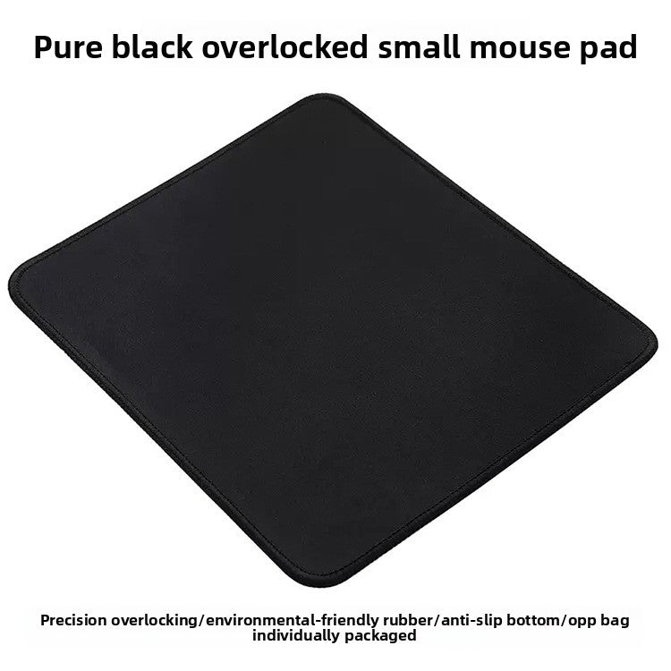 Pure Black Anti-Slip Mouse Pad