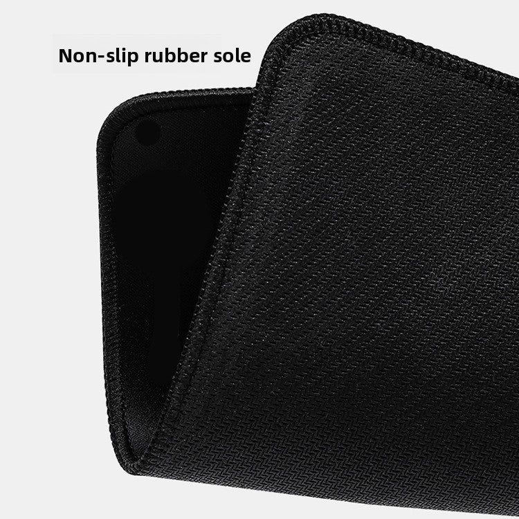 Pure Black Anti-Slip Mouse Pad