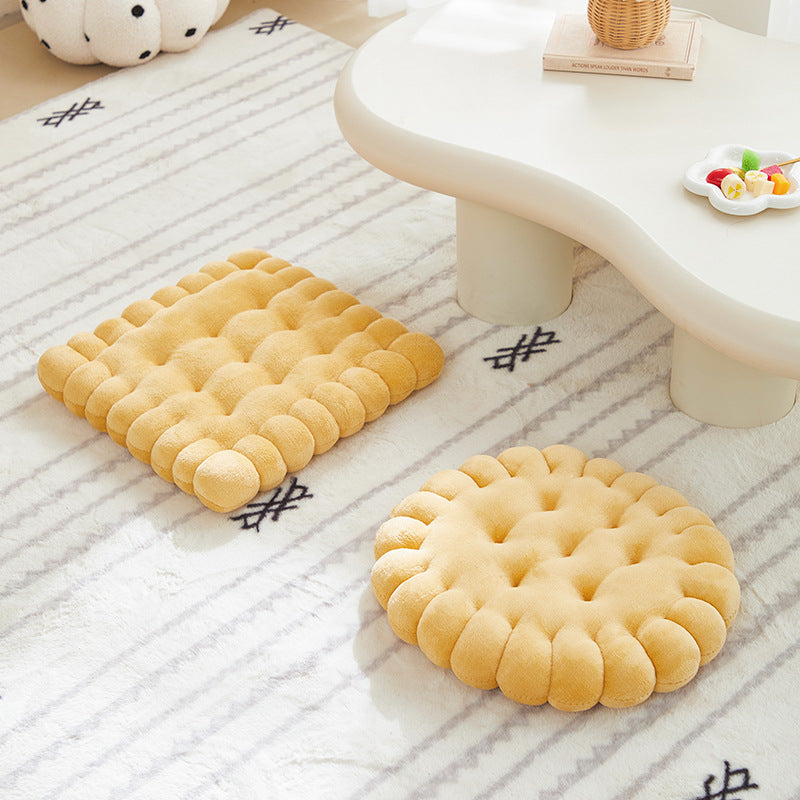 Pure Color Milk Velvet Seat Cushion