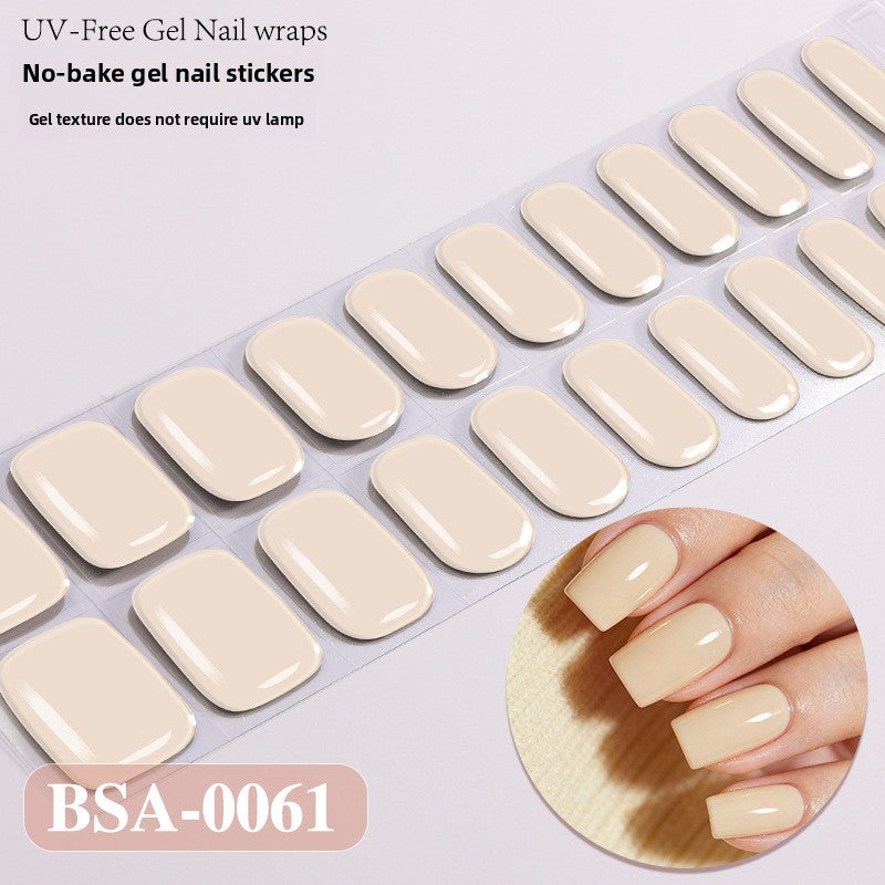 Pure Color No-Bake Gel Nail Stickers