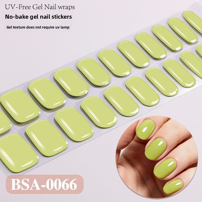 Pure Color No-Bake Gel Nail Stickers