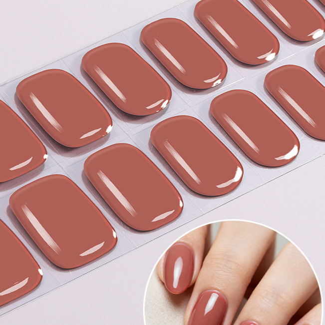 Pure Color No-Bake Gel Nail Stickers
