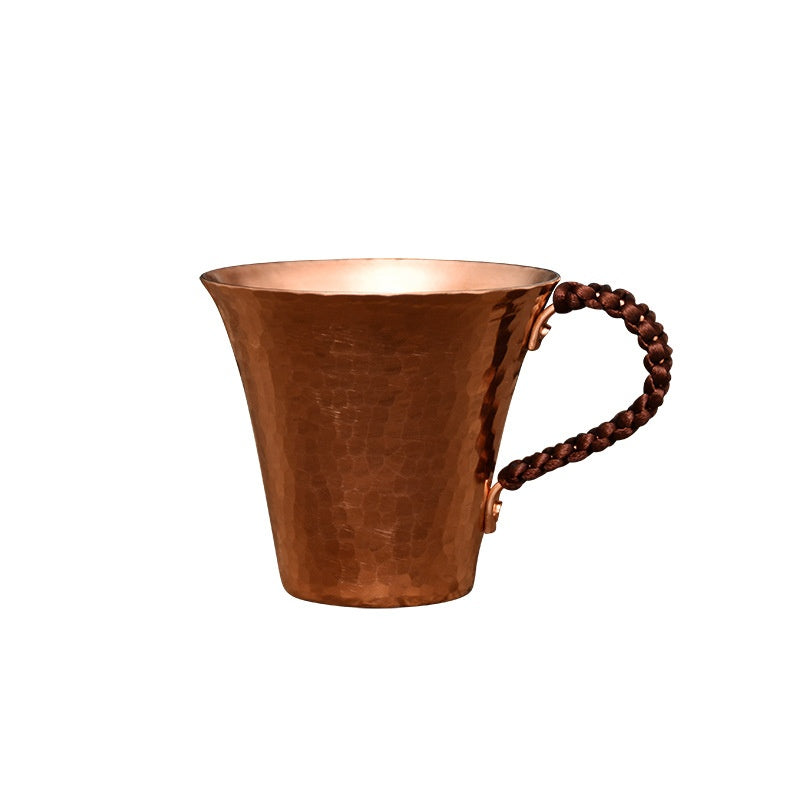 Pure Copper Handmade Cup with Straw
