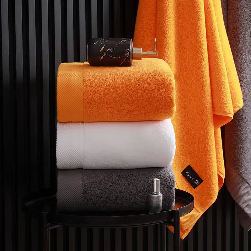Pure Cotton Bath Towel and Towel Set
