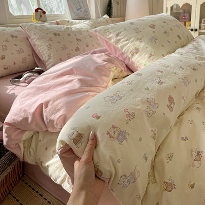 Pure Cotton Bed Sheet Set