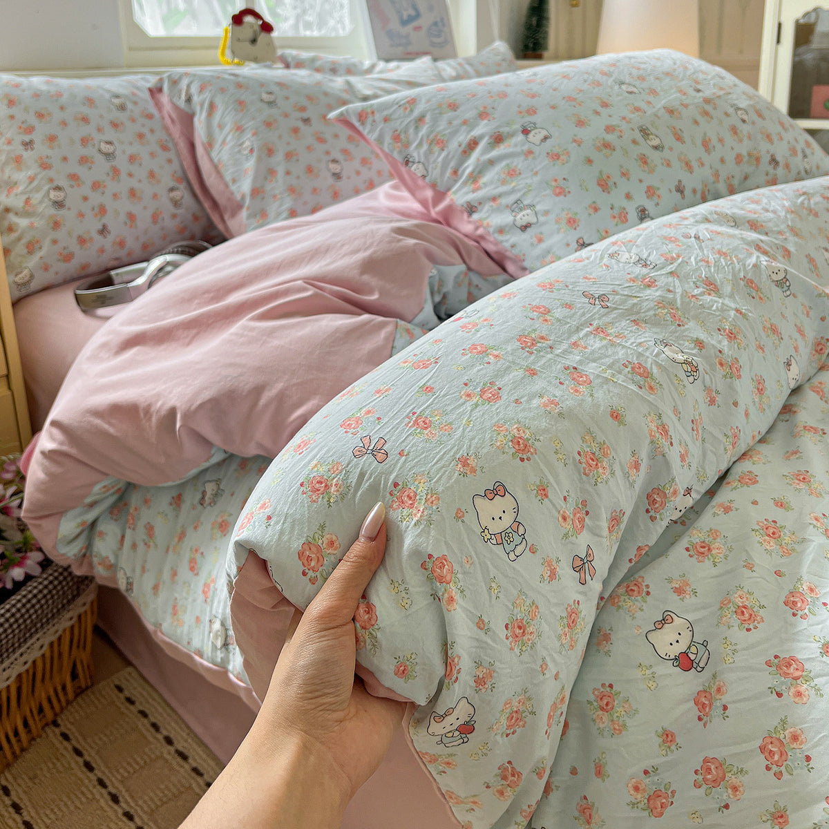 Pure Cotton Bed Sheet Set
