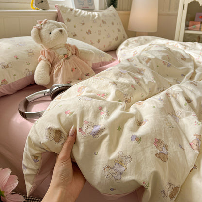 Pure Cotton Bed Sheet Set