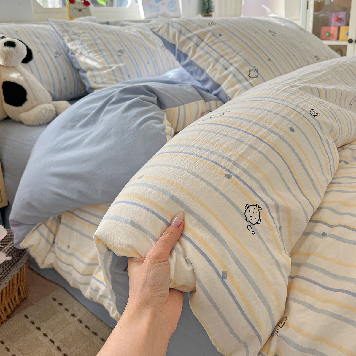 Pure Cotton Bed Sheet Set
