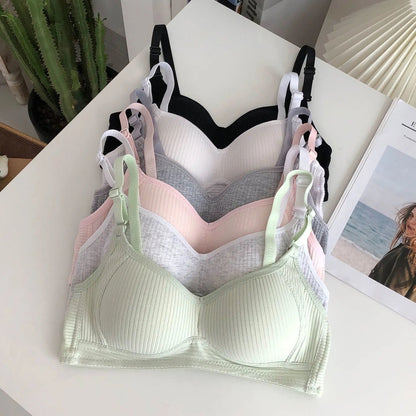 Pure cotton bras for girls without underwire