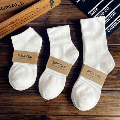 Pure Cotton Breathable Casual Socks