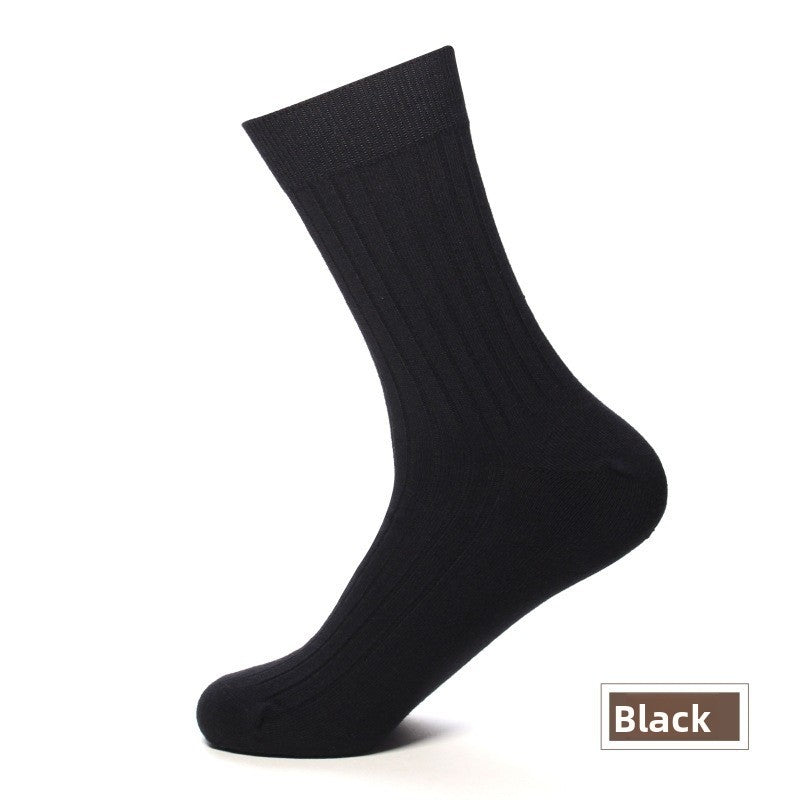 Pure Cotton Double-Needle Mens Socks
