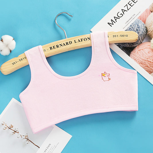 Pure Cotton Girls Vest