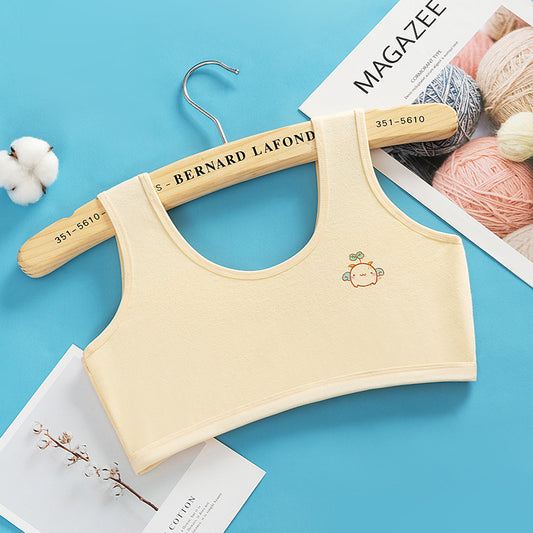 Pure Cotton Girls Vest