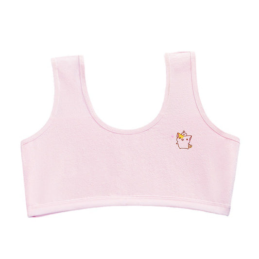 Pure Cotton Girls Vest