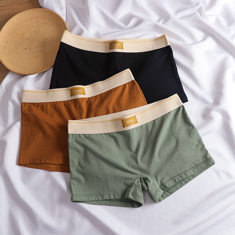 Pure Cotton Graphene Antibacterial Boxer Briefs for Women