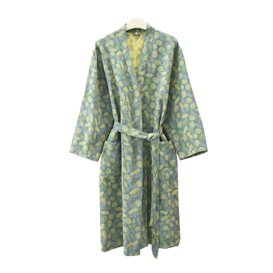 Pure Cotton Jacquard Bathrobe