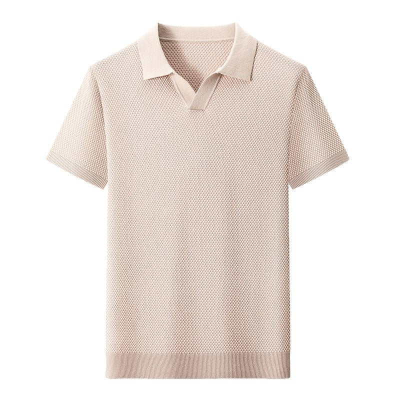 Pure Cotton Knitted Polo Shirt