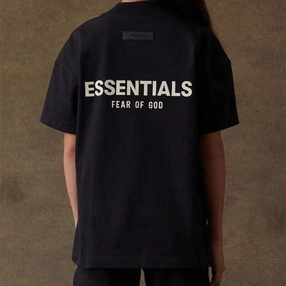 Pure cotton loose short-sleeved shirt