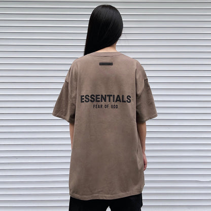 Pure cotton loose short-sleeved shirt