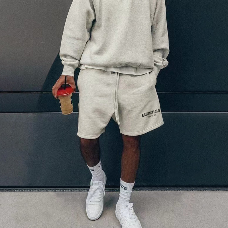 Pure cotton loose shorts