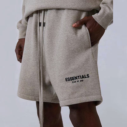 Pure cotton loose shorts