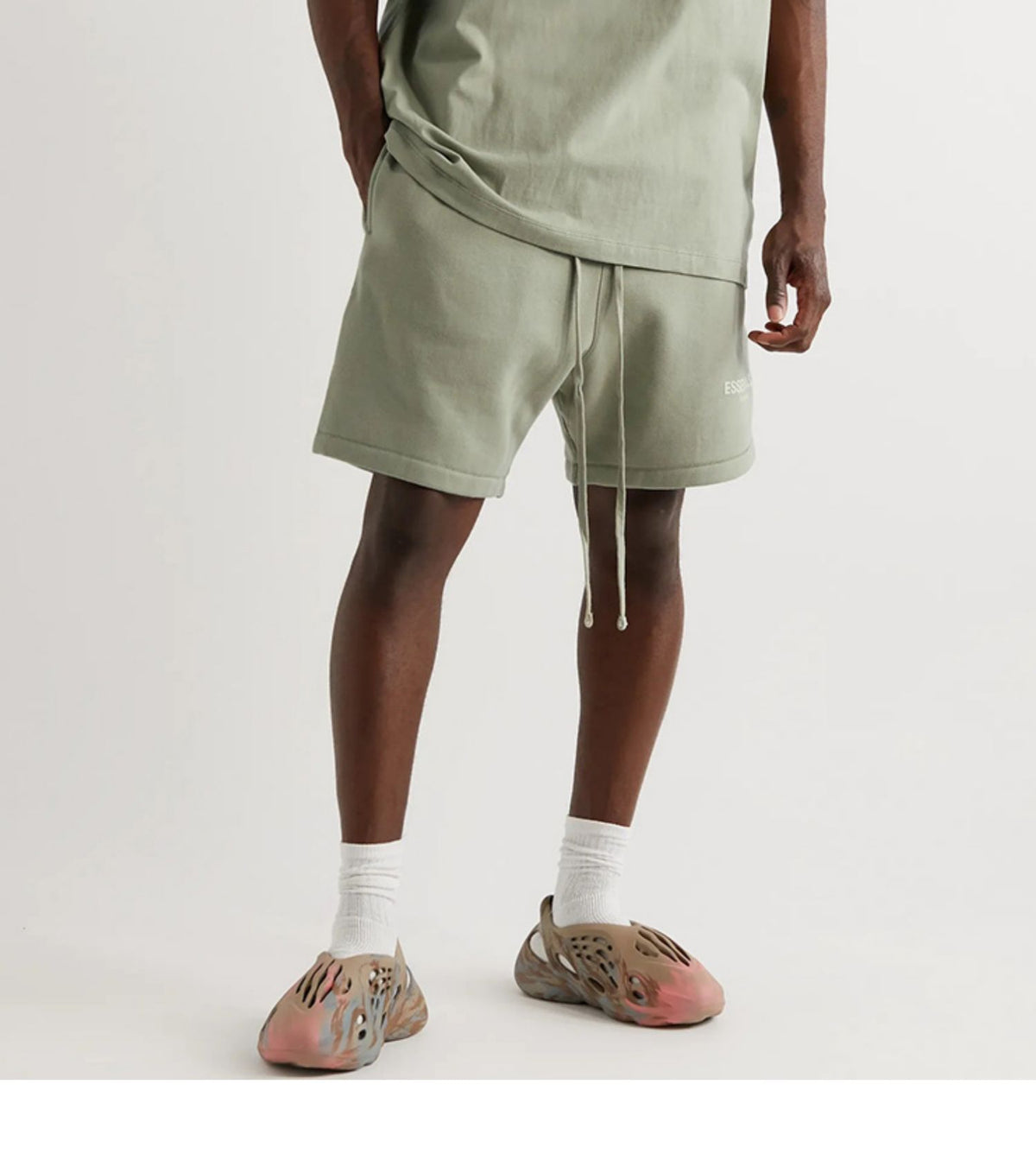Pure cotton loose shorts
