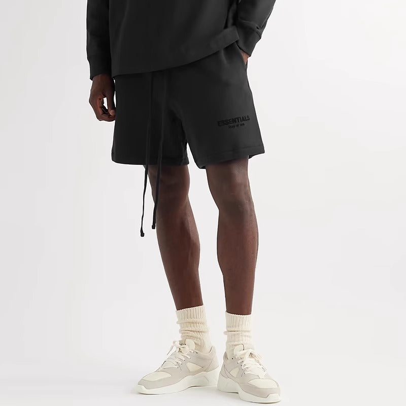 Pure cotton loose shorts